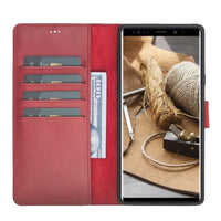 Magic Samsung Galaxy Note 9 Deri Cüzdanlı Kılıf