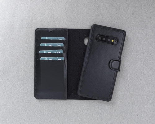 Magic Samsung Galaxy S10 Plus Deri Cüzdanlı Kılıf