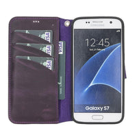 Wallet Case Samsung Galaxy S7 Deri Kapaklı Kılıf