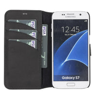 Wallet Case Samsung Galaxy S7 Deri Kapaklı Kılıf