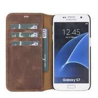 Wallet Case Samsung Galaxy S7 Deri Kapaklı Kılıf