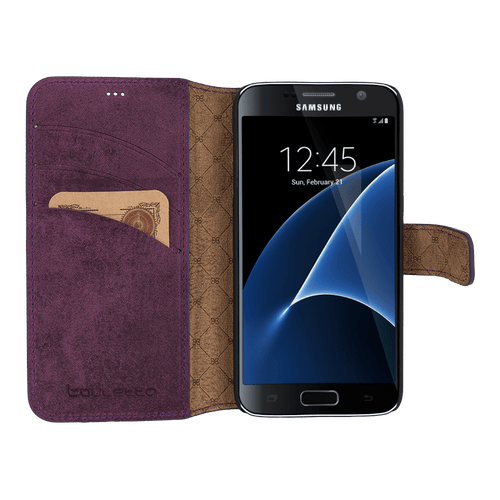 Wallet Case Samsung Galaxy S7 Deri Kapaklı Kılıf