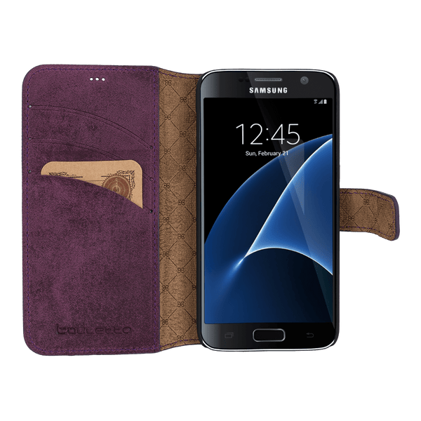 Wallet Case Samsung Galaxy S7 Deri Kapaklı Kılıf