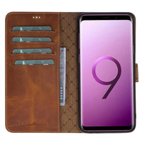 Magic Samsung Galaxy S9 Plus Deri Cüzdanlı Kılıf
