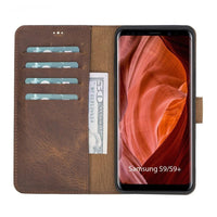 Magic Samsung Galaxy S9 Deri Cüzdanlı Kılıf