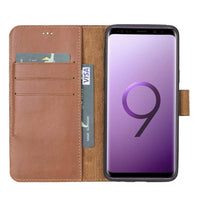 Magic Samsung Galaxy S9 Plus Deri Cüzdanlı Kılıf