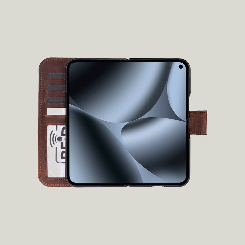 Wallet ID Google Pixel 10 Pro Fold Deri Cüzdanlı Kılıf