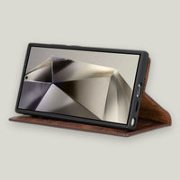 Magic Samsung Galaxy S24 Ultra Deri Cüzdanlı Kılıf