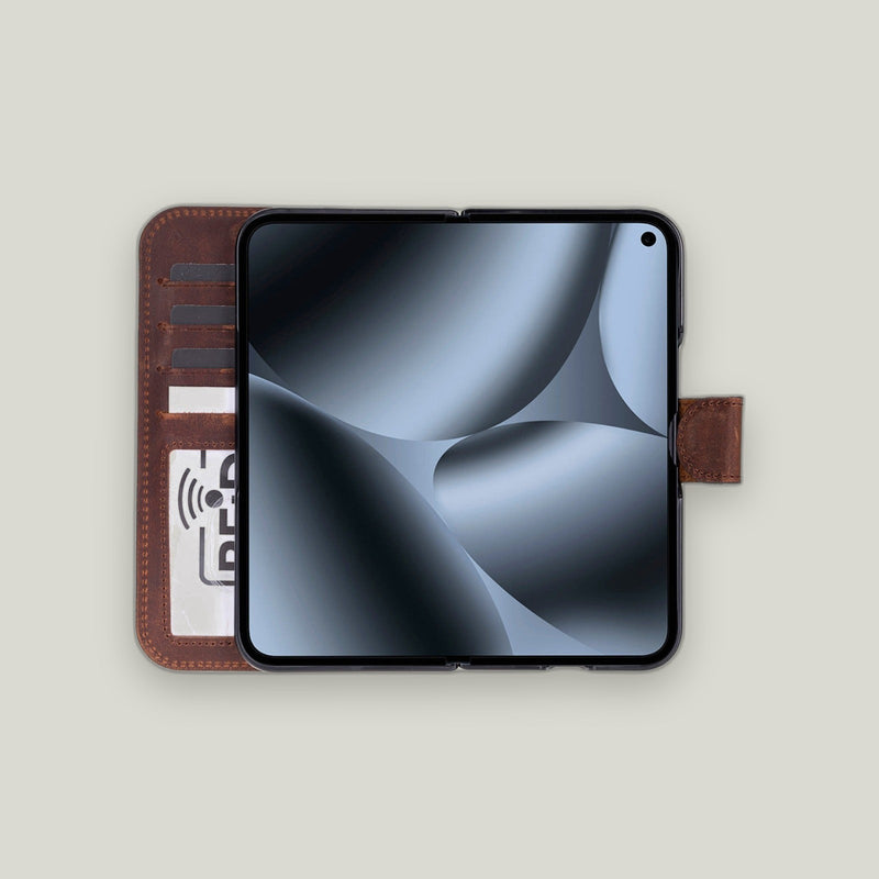 Wallet ID Google Pixel 10 Pro Fold Deri Cüzdanlı Kılıf