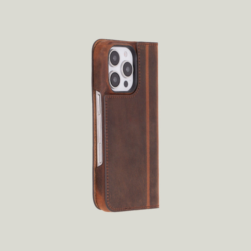 Sonat Deri Folio Kılıf — iPhone 16 Pro