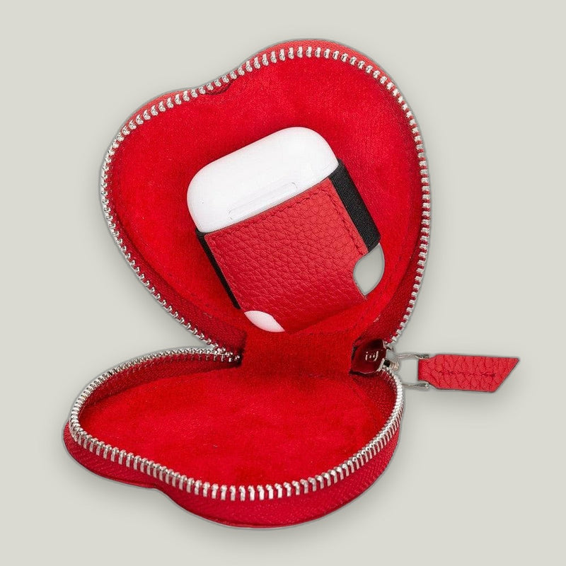 Heart Deri AirPods Kılıfı