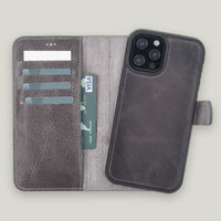 Magic Duo Deri Cüzdan Kılıf — iPhone 12 Pro Max