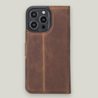 Duo Deri Cüzdan Kılıf — iPhone 14 Pro