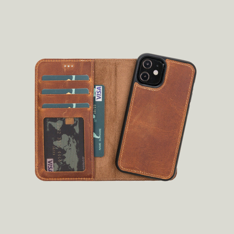 Liluri Deri Cüzdan Kılıf — iPhone 12 Mini