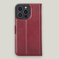 Duo Deri Cüzdan Kılıf — iPhone 14 Pro