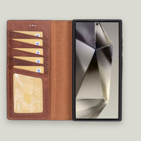 Magic Samsung Galaxy S23 Ultra Deri Cüzdanlı Kılıf