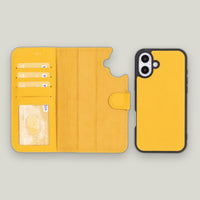 Duo Deri Cüzdan Kılıf — iPhone 16 Plus