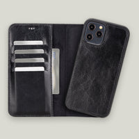 Magic Duo Deri Cüzdan Kılıf — iPhone 12 Pro Max