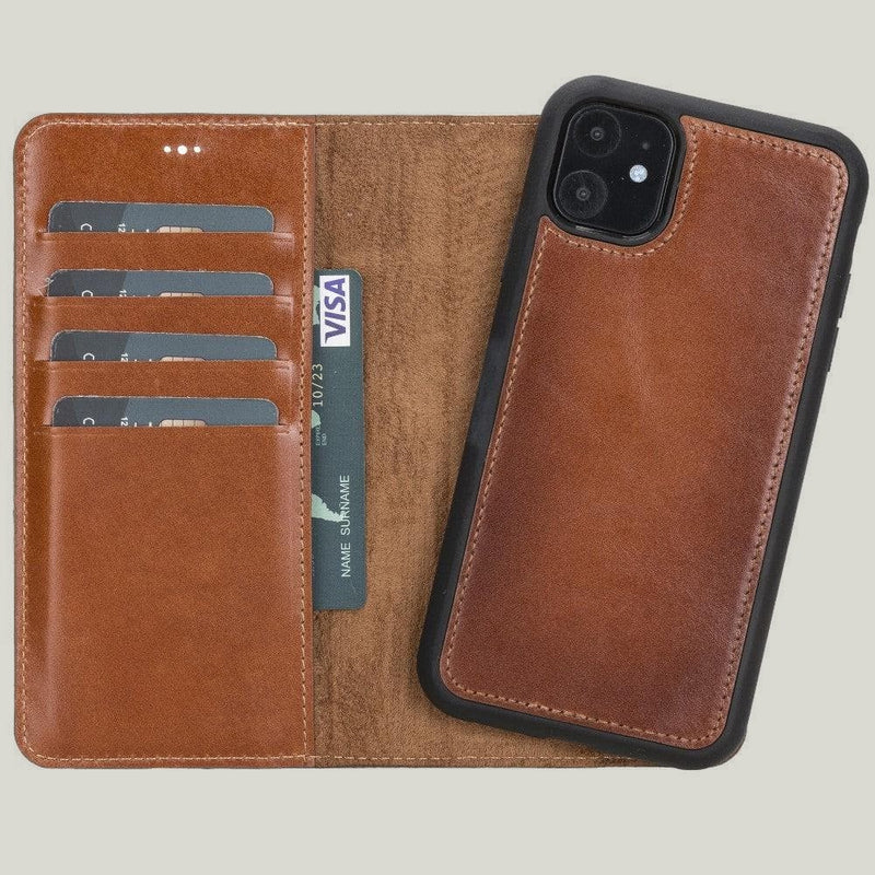 Duo Deri Cüzdan Kılıf — iPhone 11