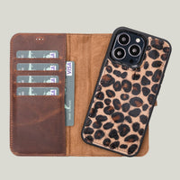 Duo Deri Cüzdan Kılıf — iPhone 13 Pro