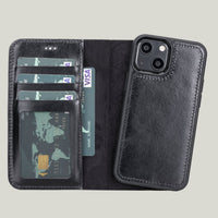 Duo Deri Cüzdan Kılıf — iPhone 13 Pro