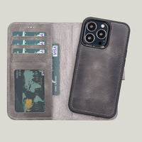 Duo Deri Cüzdan Kılıf — iPhone 13 Pro