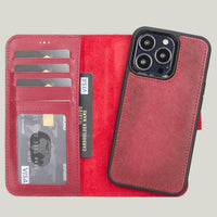 Duo Deri Cüzdan Kılıf — iPhone 13 Pro — detay 3
