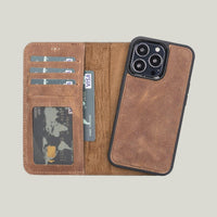 Duo Deri Cüzdan Kılıf — iPhone 13 Pro — detay 5