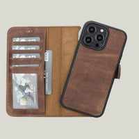 Duo Deri Cüzdan Kılıf — iPhone 14 Pro — detay 2