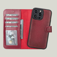Duo Deri Cüzdan Kılıf — iPhone 14 Pro — detay 5