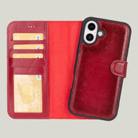 Duo Deri Cüzdan Kılıf — iPhone 16 Plus — detay 3