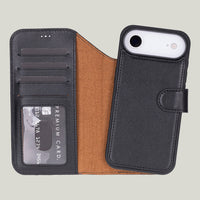 Duo Deri Cüzdan Kılıf — iPhone 17 Air — hakiki deri