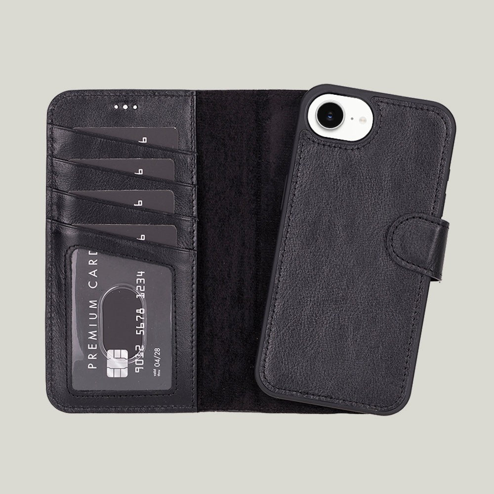 Duo Deri Cüzdan Kılıf — iPhone 17E