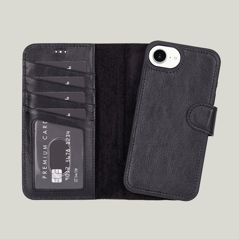Duo Deri Cüzdan Kılıf — iPhone 17E