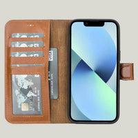 Duo Vista Deri Cüzdan Kılıf — iPhone 14 Pro Max — detay 8