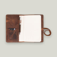 Eterna Deri Defter Kılıfı — hakiki deri