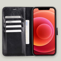 Magic Duo Deri Cüzdan Kılıf — iPhone 12 Pro Max