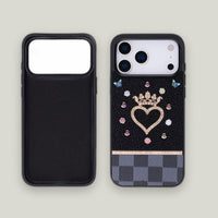 Vissel Kalp Kristal iPhone 17 Pro Kılıf