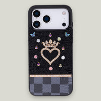 Vissel Kalp Kristal iPhone 17 Pro Kılıf