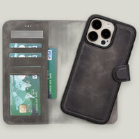 Duo Deri Cüzdan Kılıf — iPhone 16 Pro