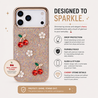 Freya Kristal Kiraz Kılıf iPhone 17 Pro