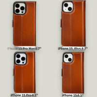 Duo Deri Cüzdan Kılıf — iPhone 15