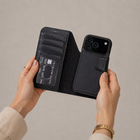 Duo Pro Deri Cüzdan Kılıf — iPhone 17 Pro