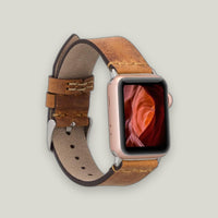 BA7 Deri Apple Watch Kordonu — hakiki deri