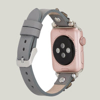 Flower Deri Apple Watch Kordonu — detay 2