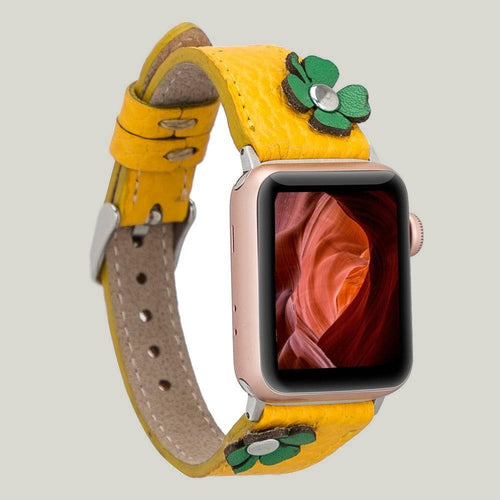 Flower Deri Apple Watch Kordonu II