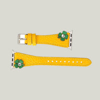 Flower Deri Apple Watch Kordonu II — detay 3