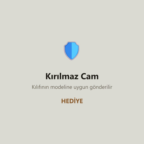 iPhone Kırılmaz Cam — Kılıf Hediyesi