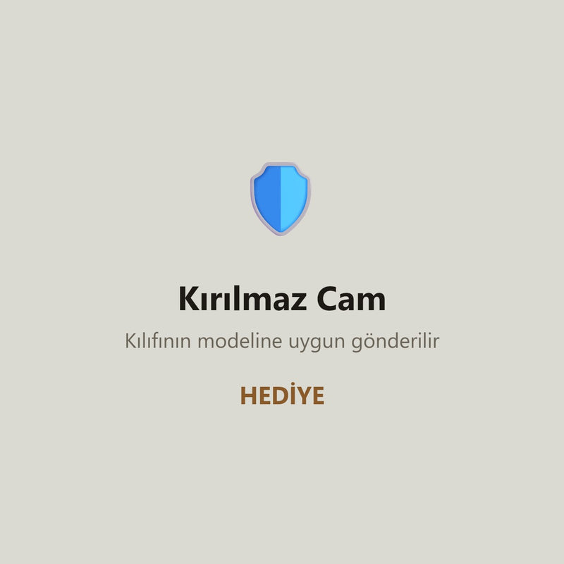 iPhone Kırılmaz Cam — Kılıf Hediyesi