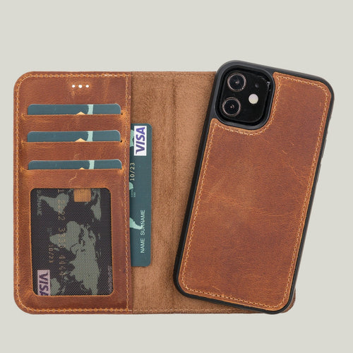 Liluri Deri Cüzdan Kılıf — iPhone 12 Mini